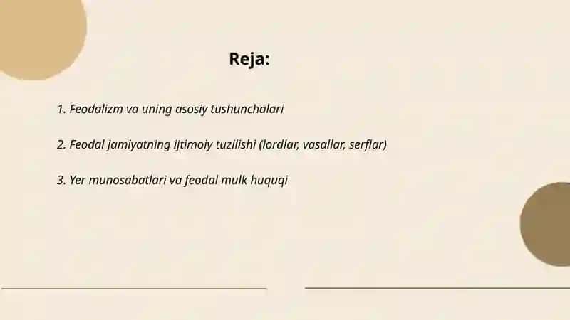 Feodal jamiyat va uning yemirilishi 2