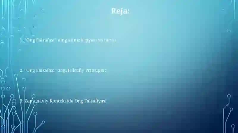 Ong Falsafasi 2
