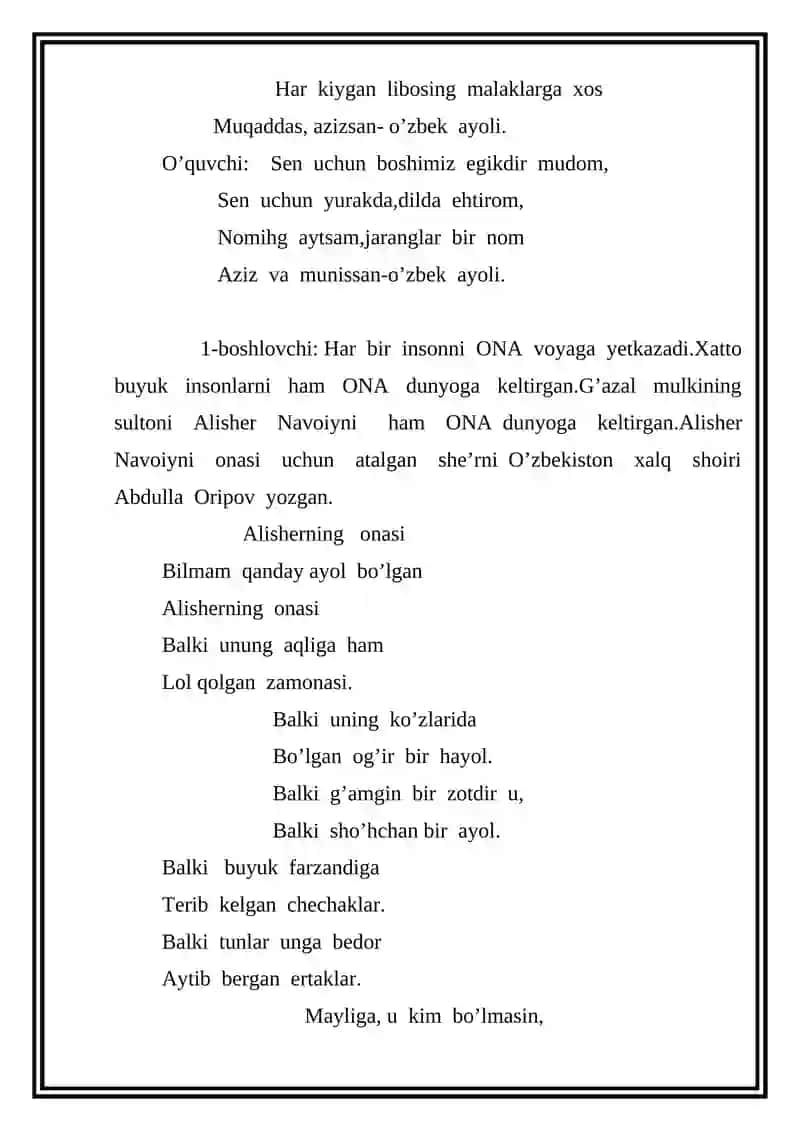 8-MARTGA BAG’ISHLANGAN TADBIR SENARIY 2