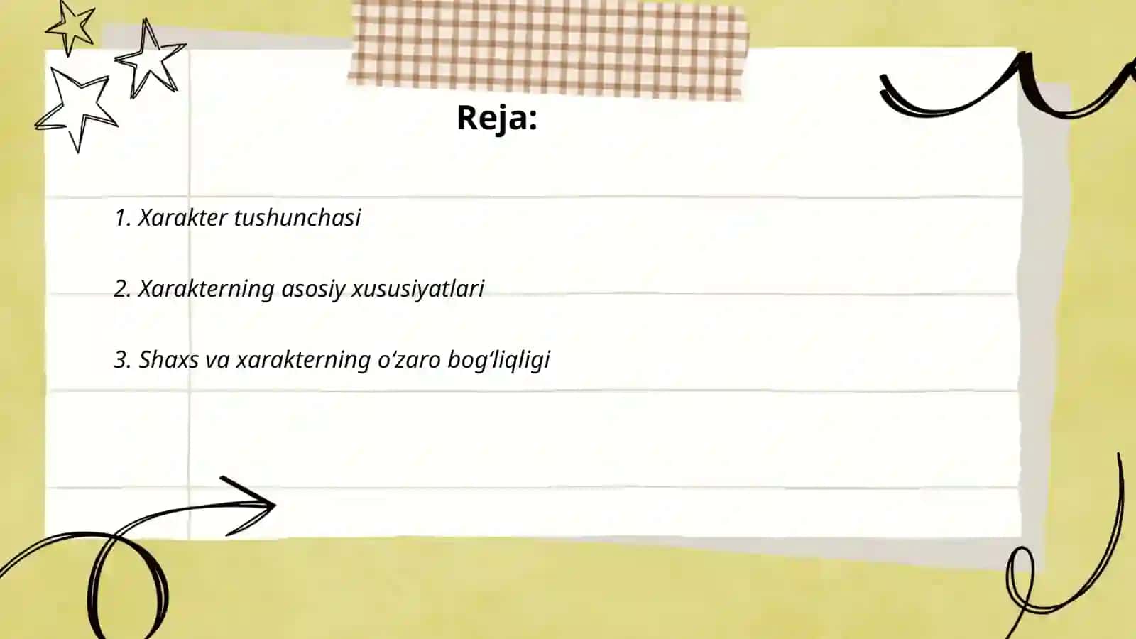 Xarakter va uning xususiyatlari 2
