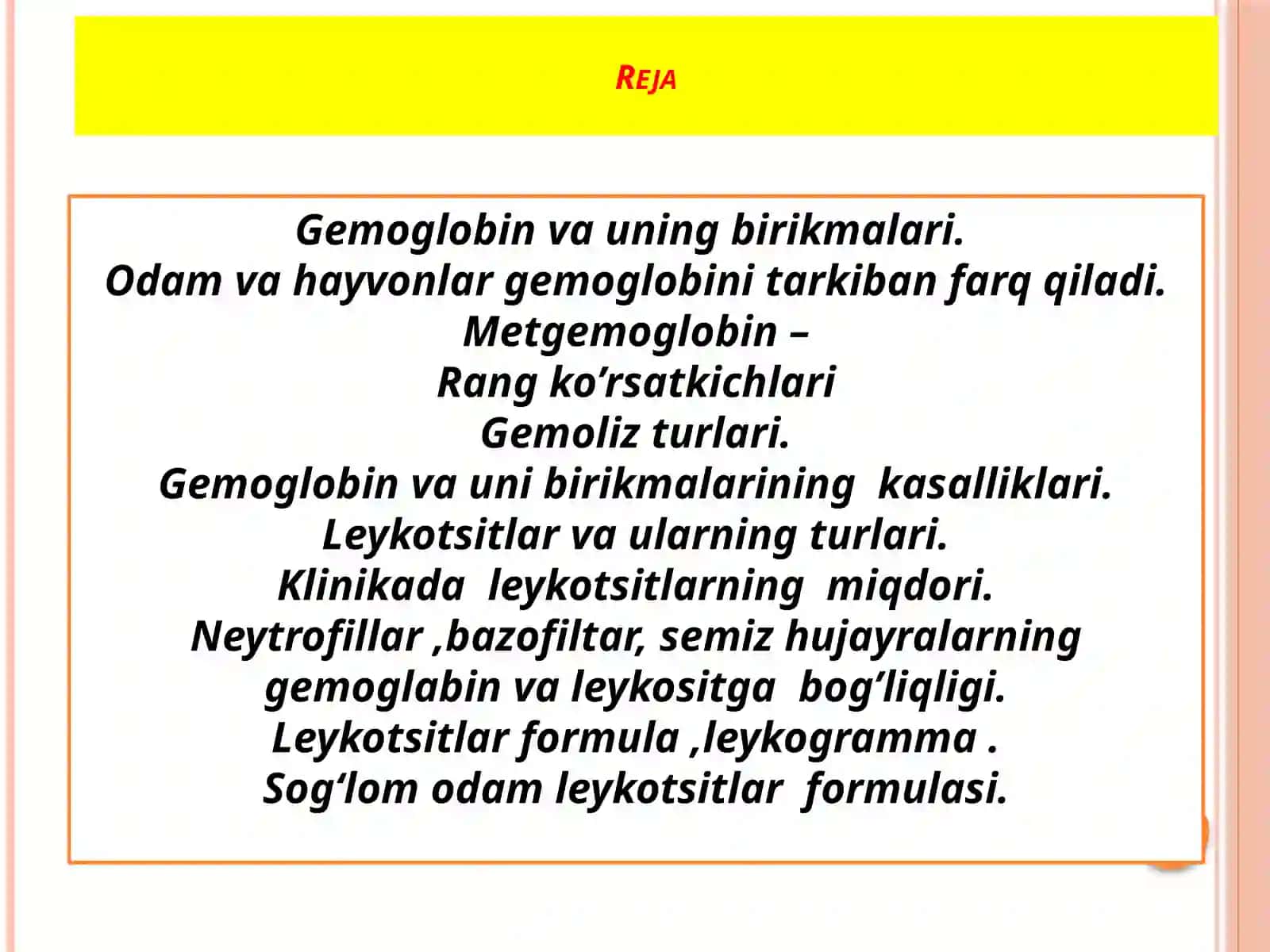 Gemoglobin va uning birikmalari 2