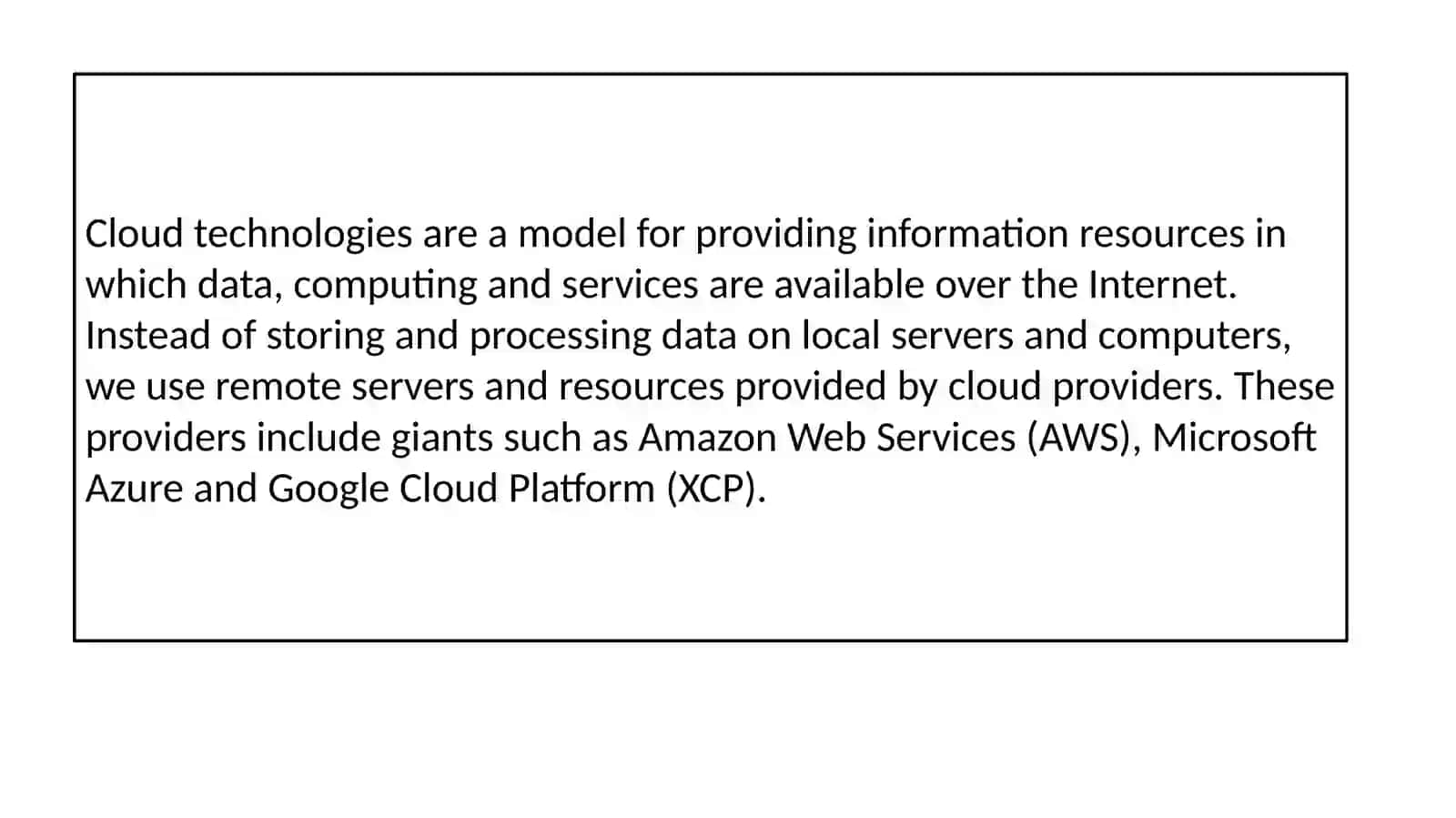 Features of using cloud technologies to solve economic problems 2