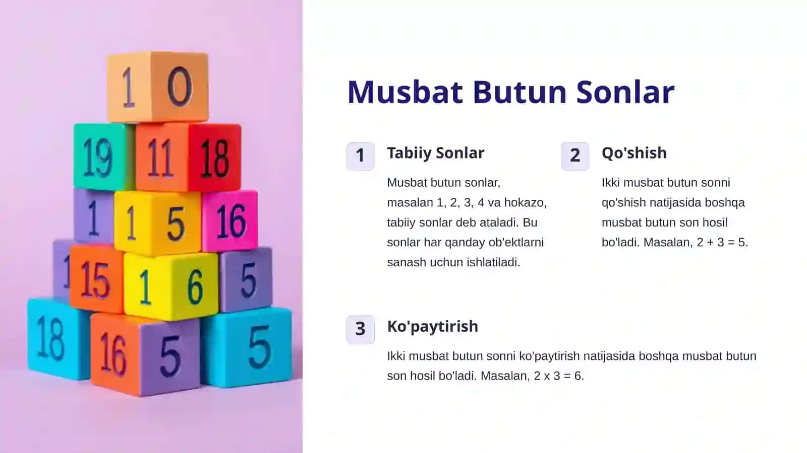 Butun Sonlar Haqida 2