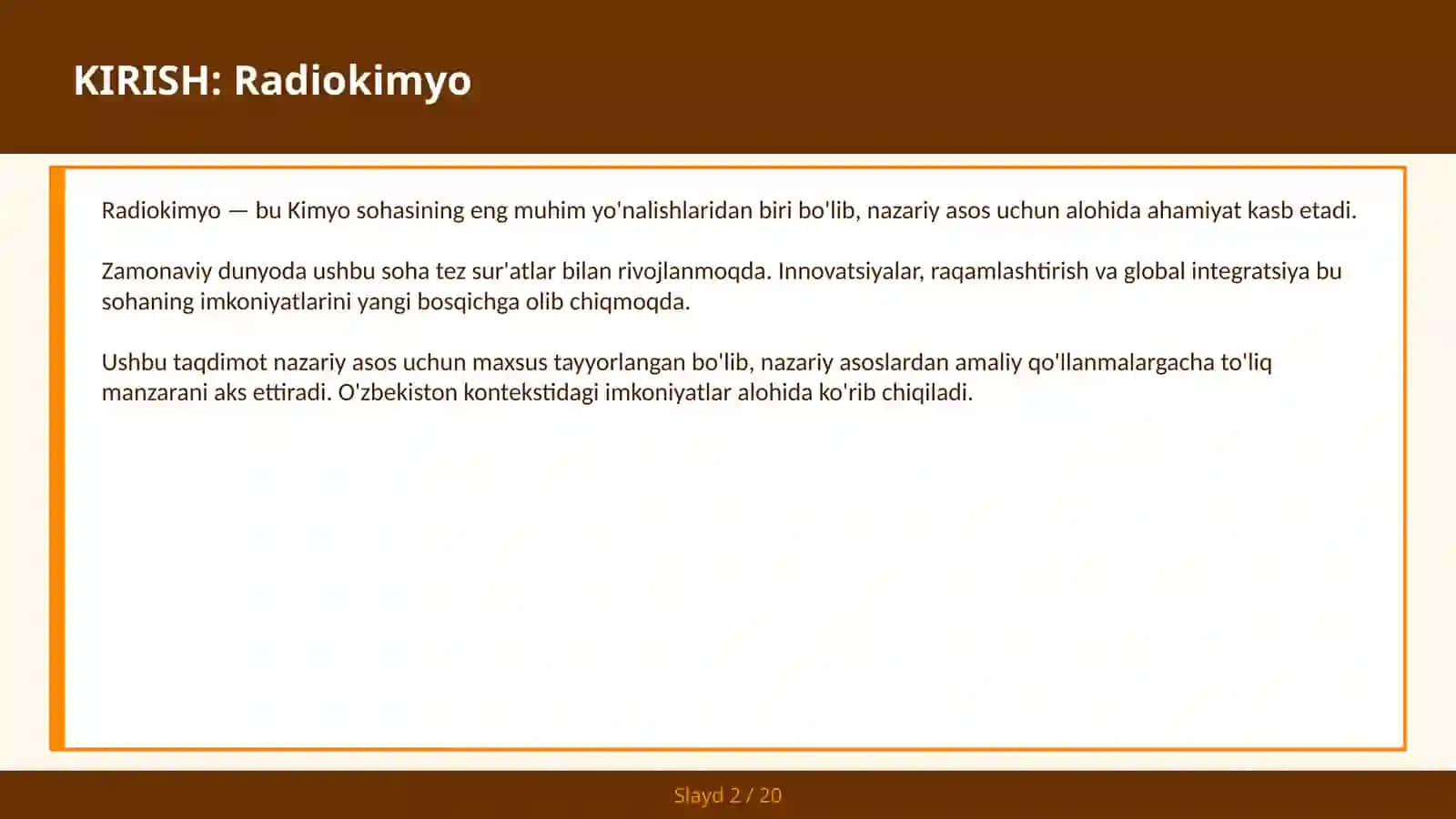 Radiokimyo 2