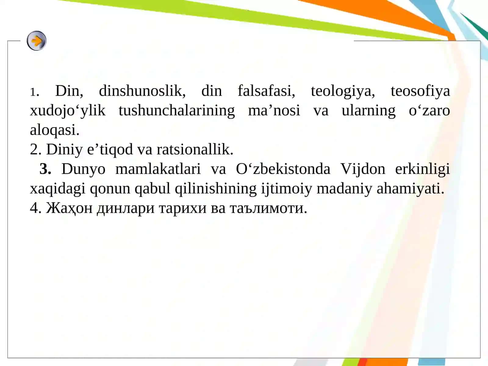Din Madaniyat Fenomeni 2