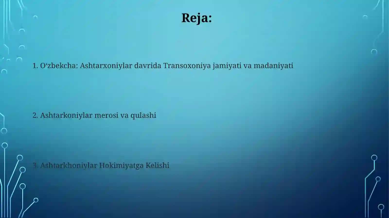 Ashtarxoniylar davri 2