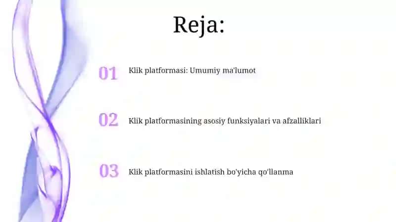 Click platformasi haqida umumiy ma'lumot 2