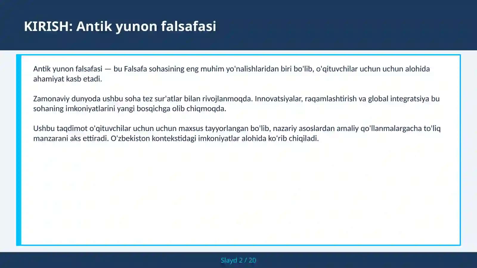 Antik yunon falsafasi 2
