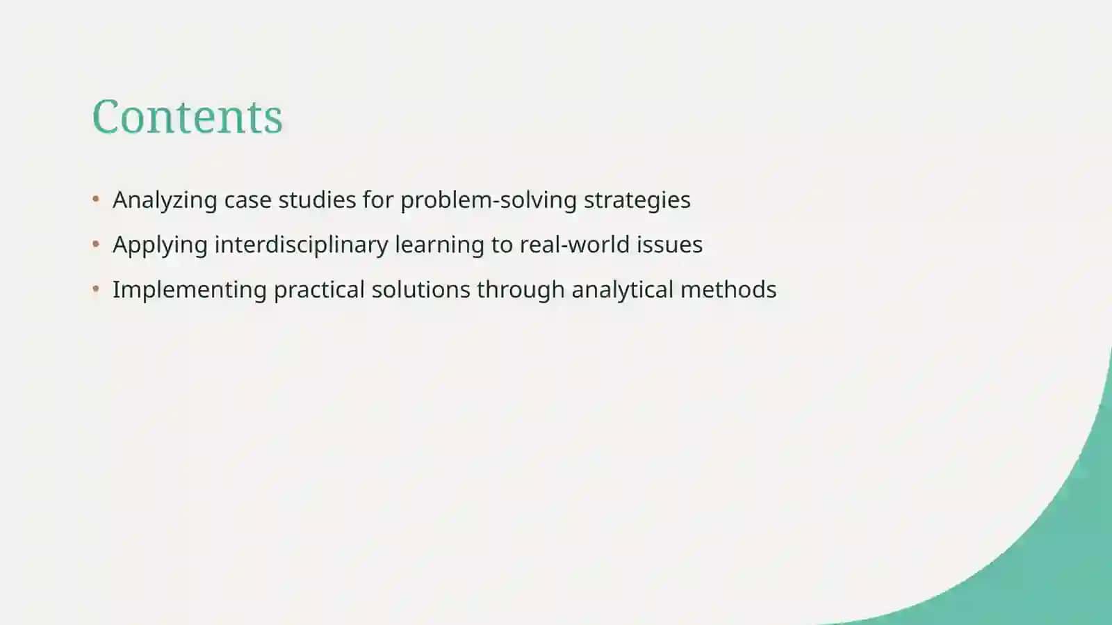 Case study Problem solution 2