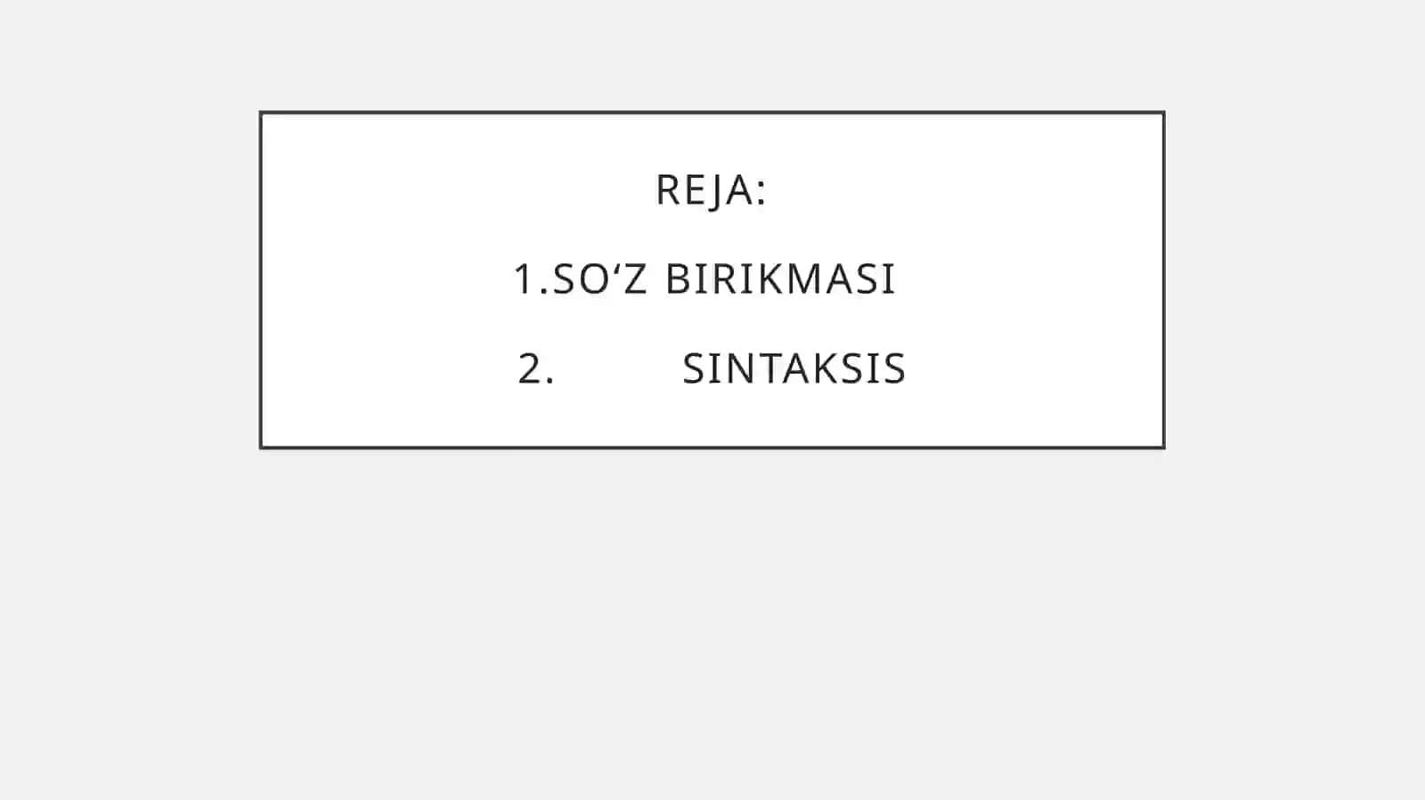 Soʻzbirikmasi sintaksisi 2