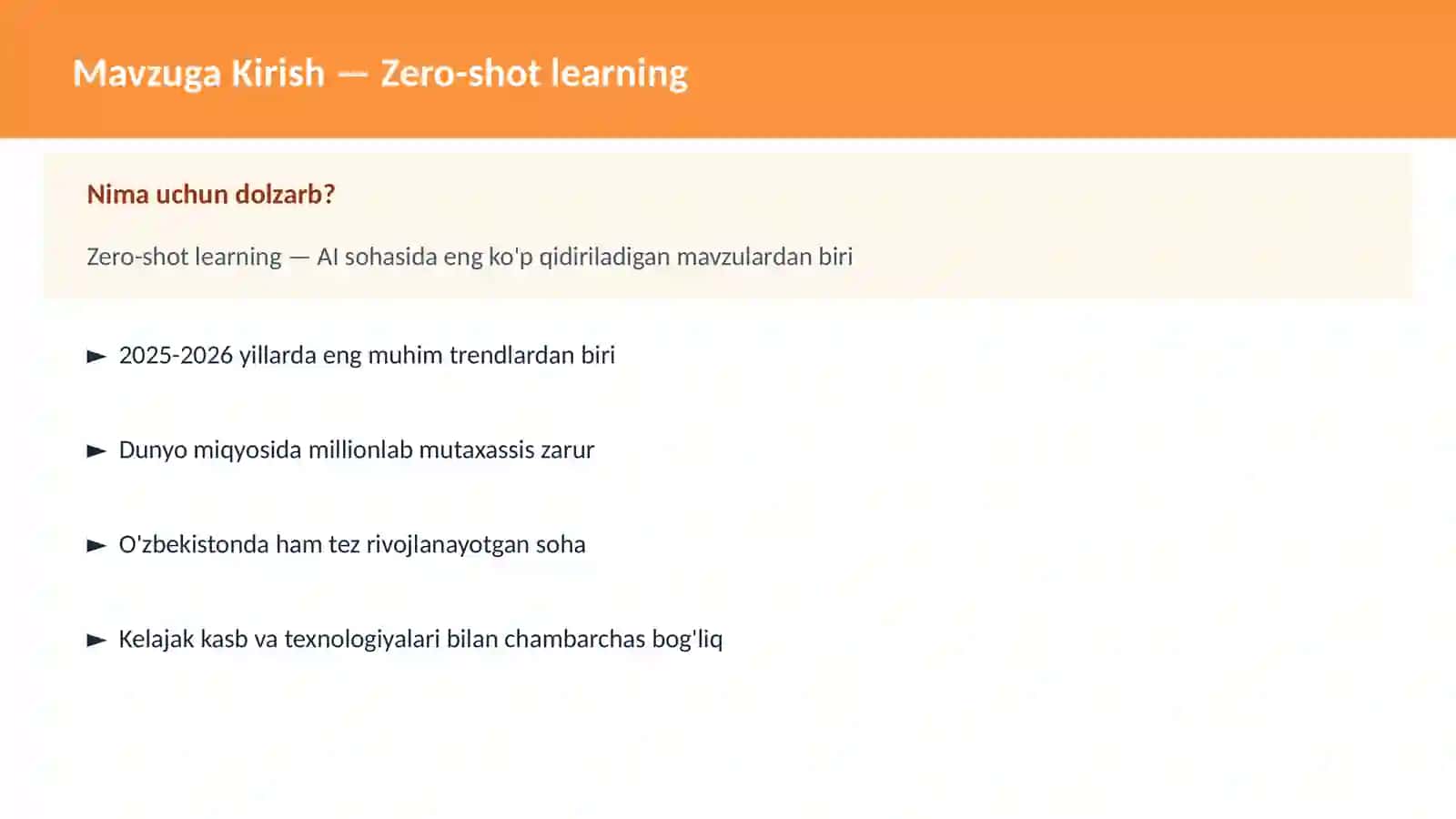 Zero-shot learning 2