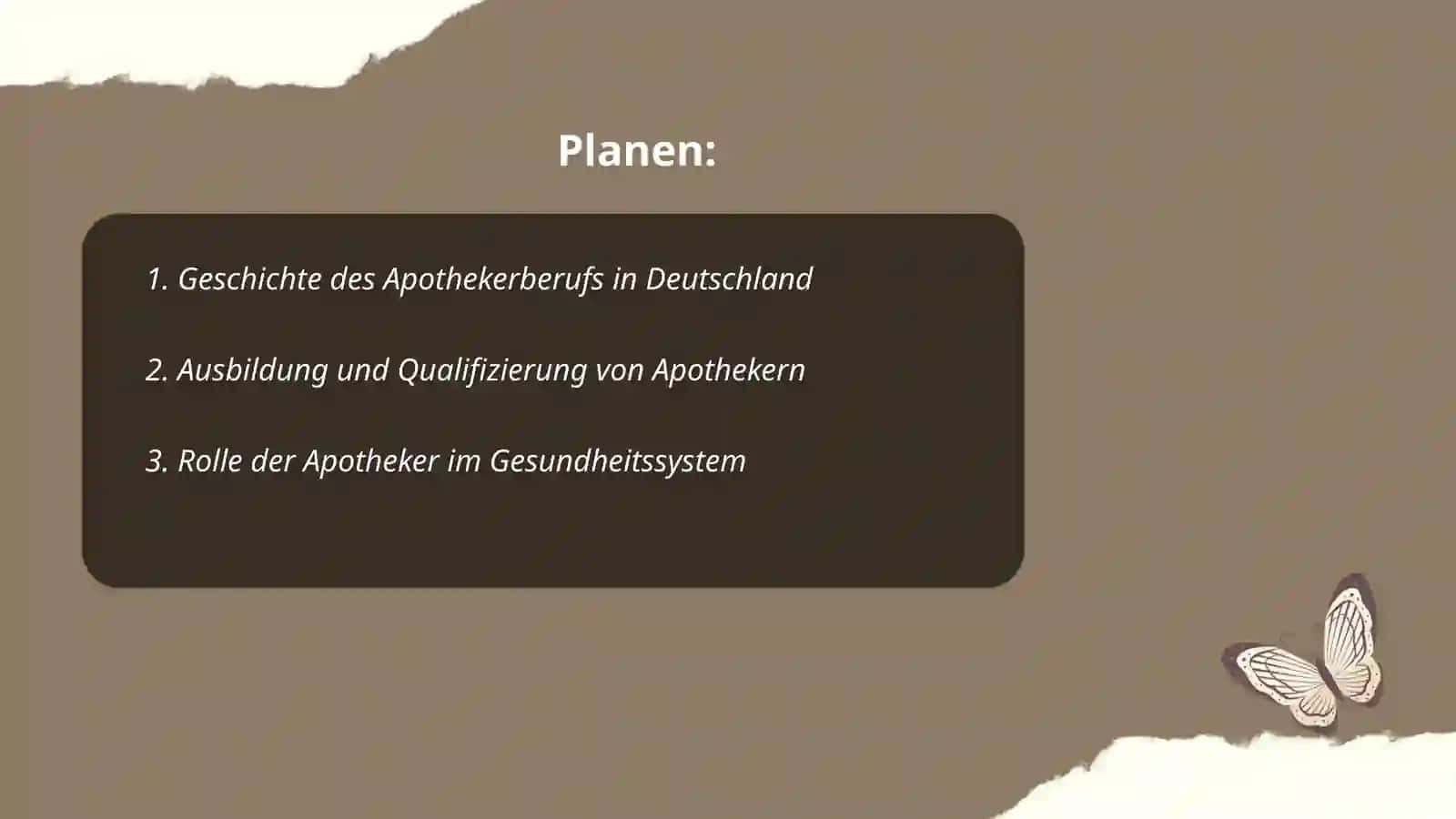Der Apothekerberuf in Deutschland 2