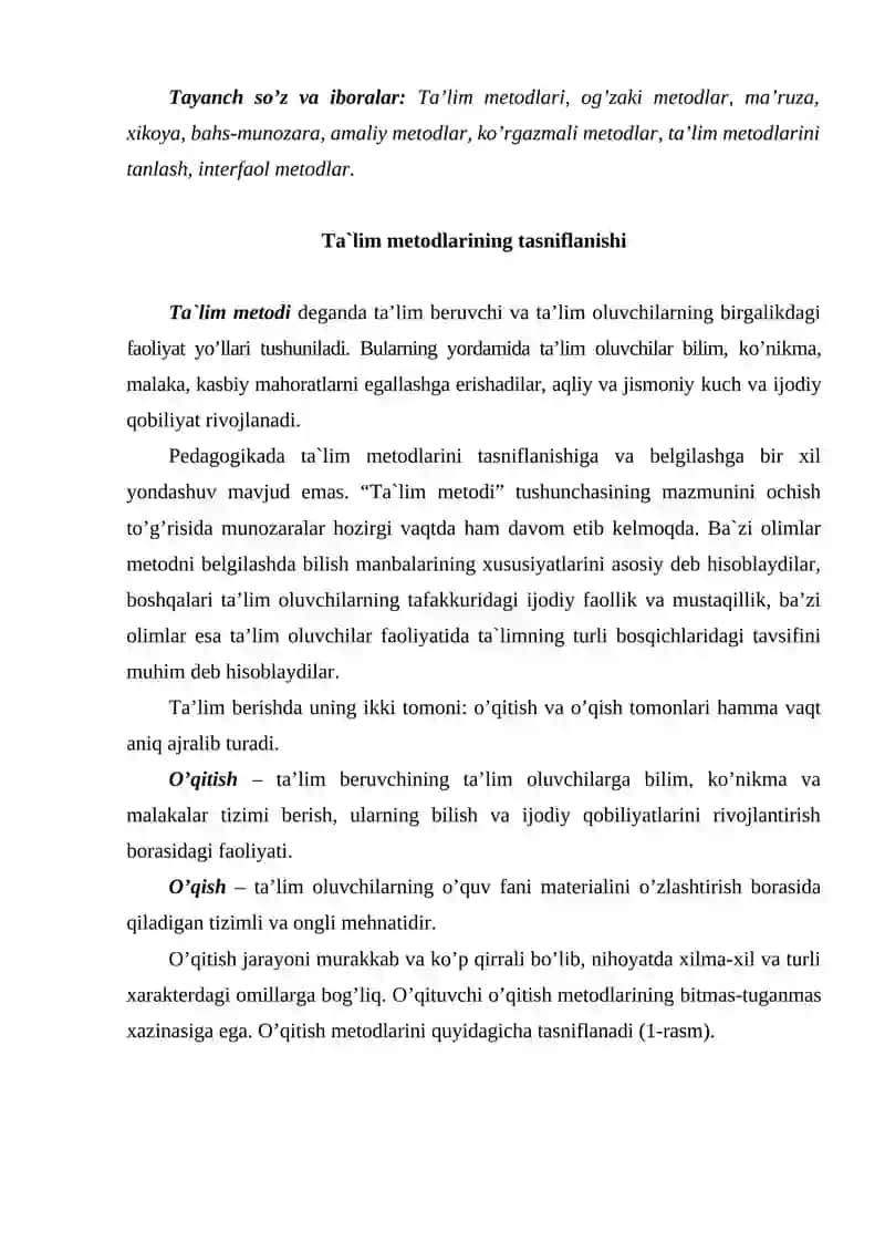 Ta'lim Metodlari 2