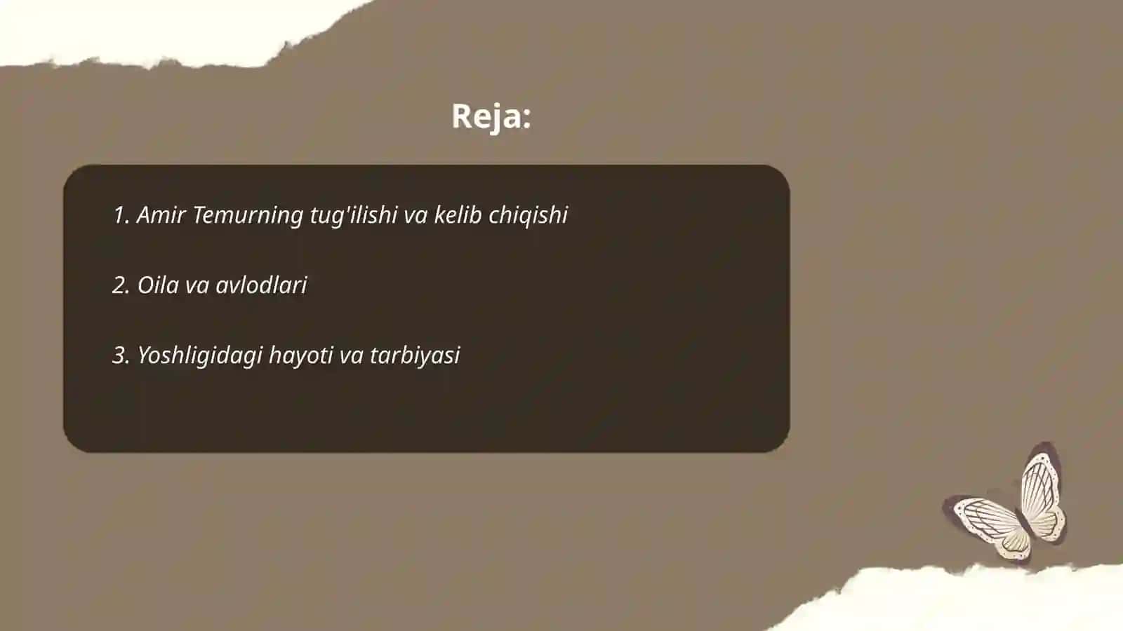 Amir Temurning hayoti 2