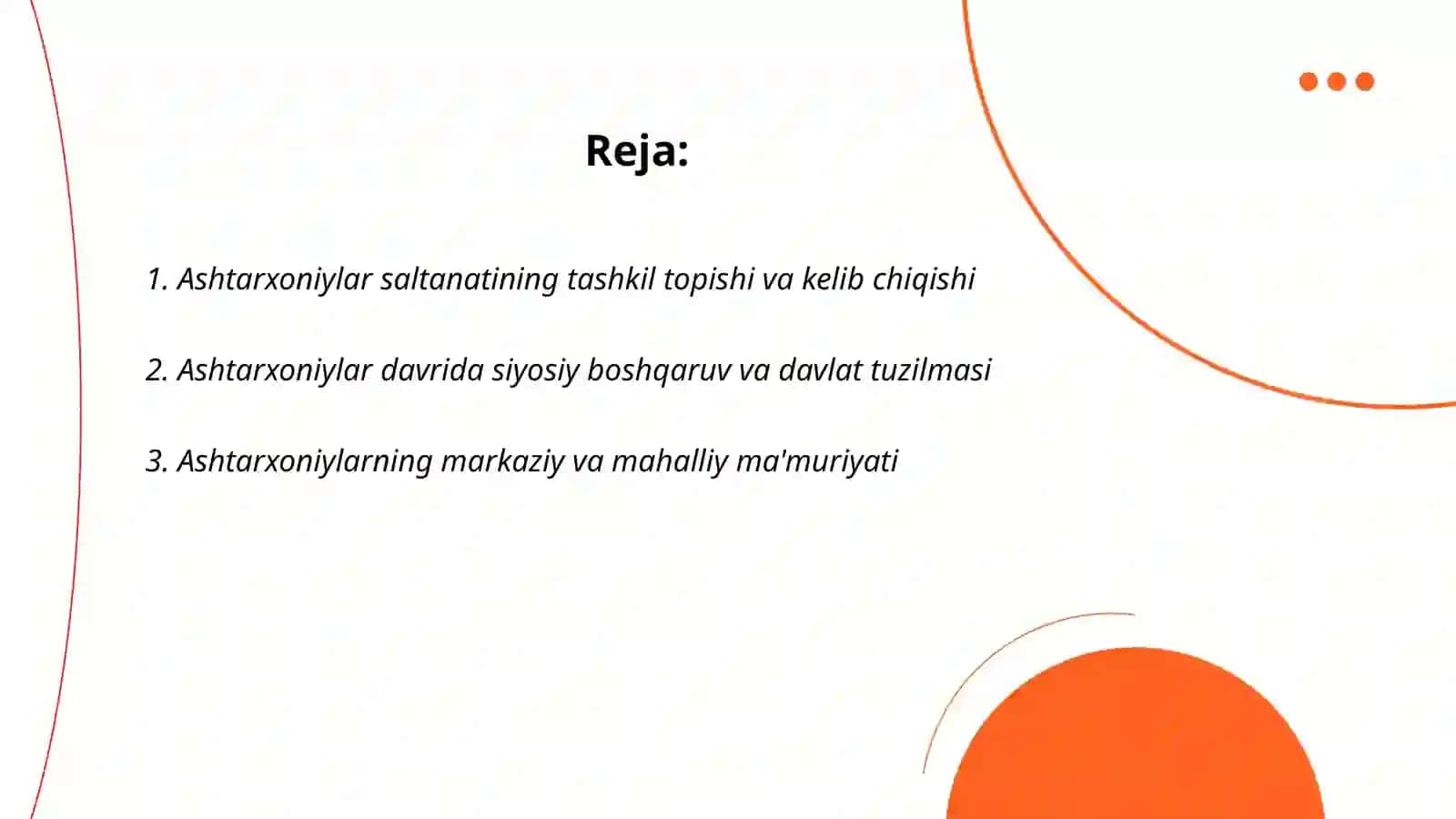 Ashtarxoniylarning hukmronlik davri 2