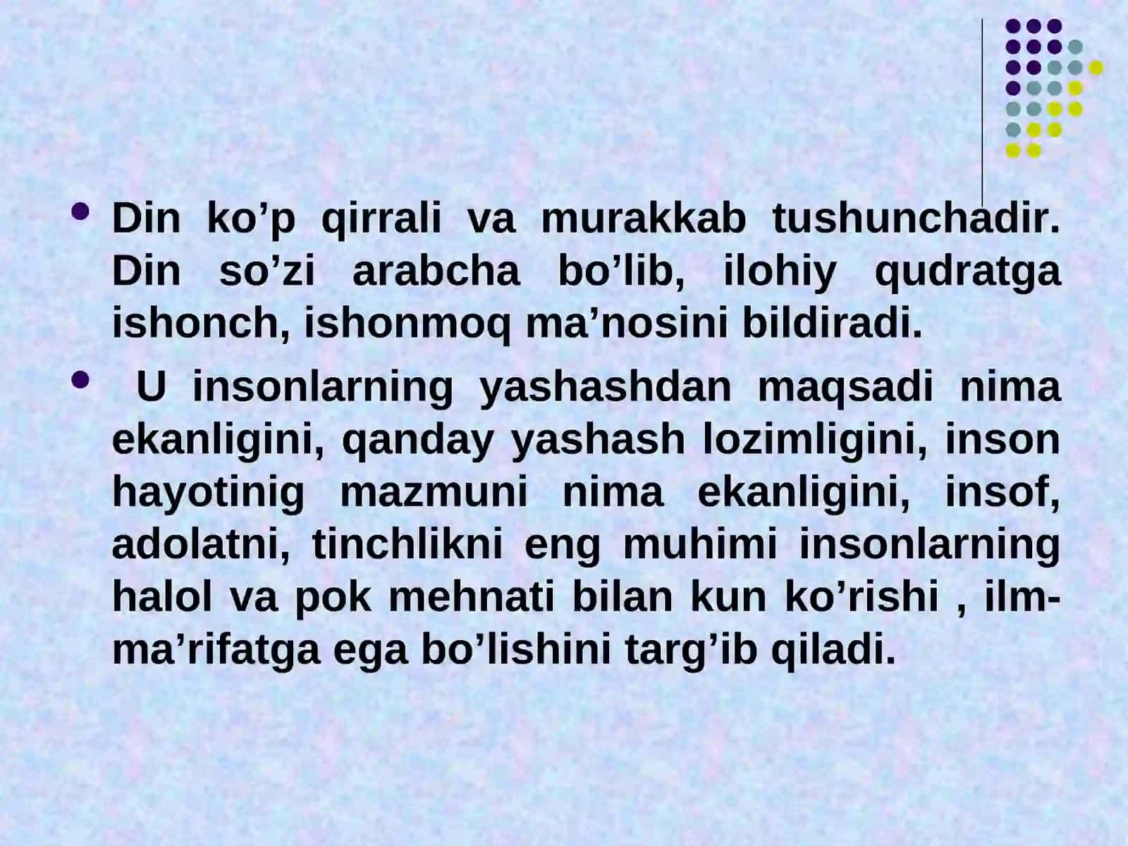 Din va ma’naviyat 2