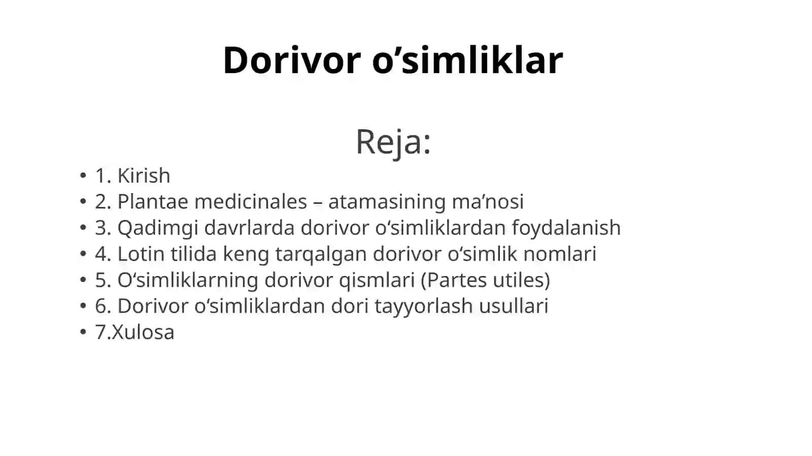 dorivor oʻsimliklar 2