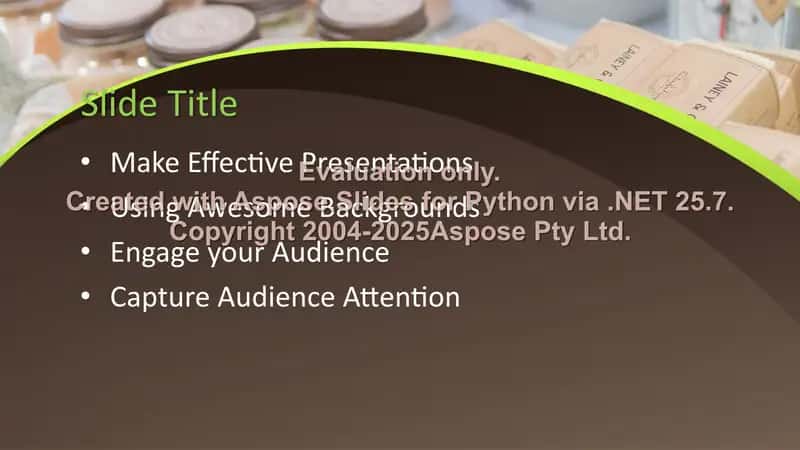 "Make Effective Presentations Using Awesome Backgrounds" 2