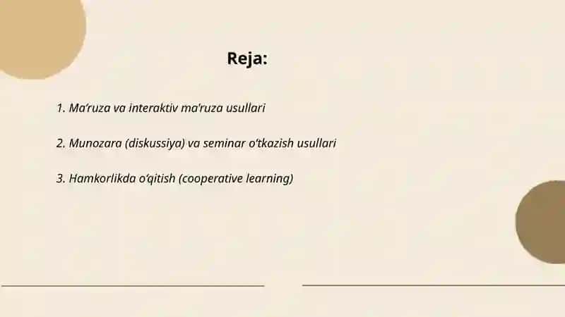 Ma’ruza va interaktiv ma’ruza usullari 2
