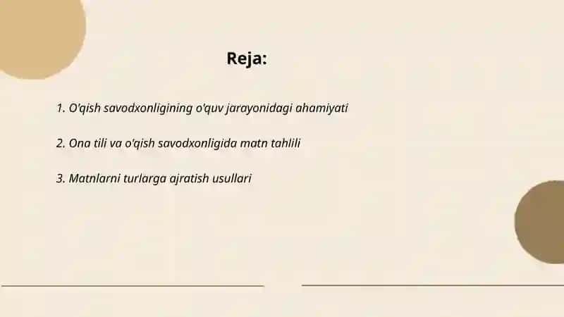 Matnlar ustida ishlash 2
