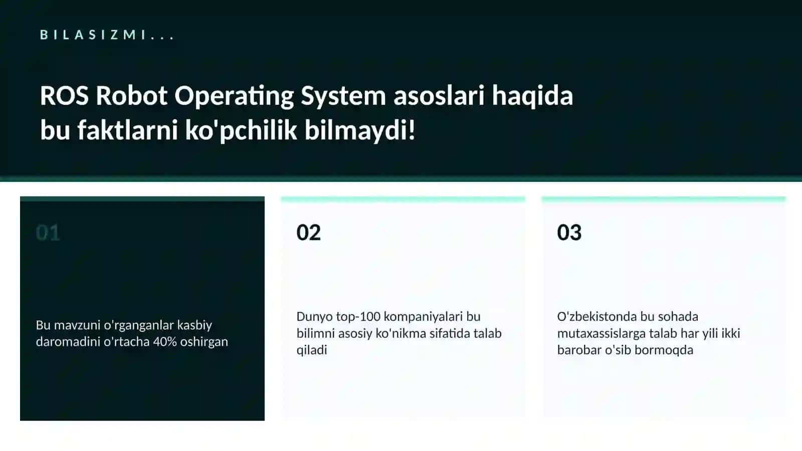 ROS Robot Operating System asoslari 2
