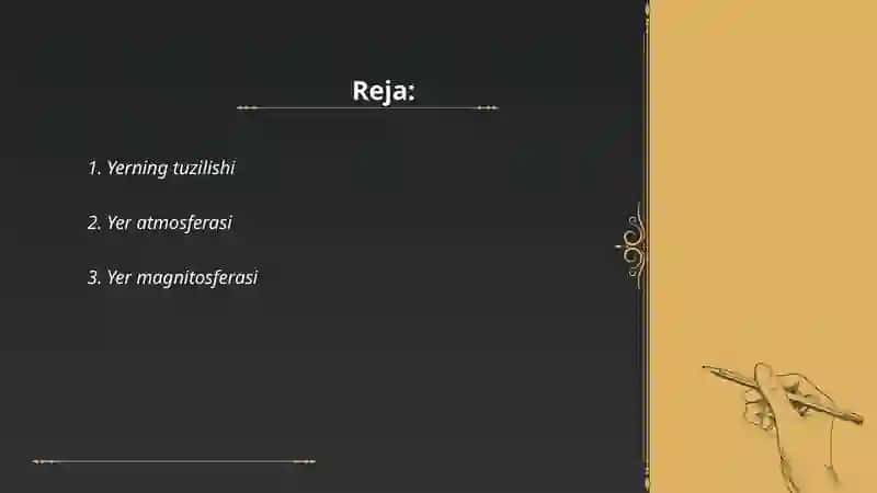 Yerning tuzilishi 2