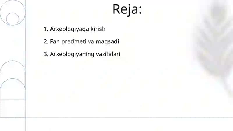 Arxeologiyaga kirish 2