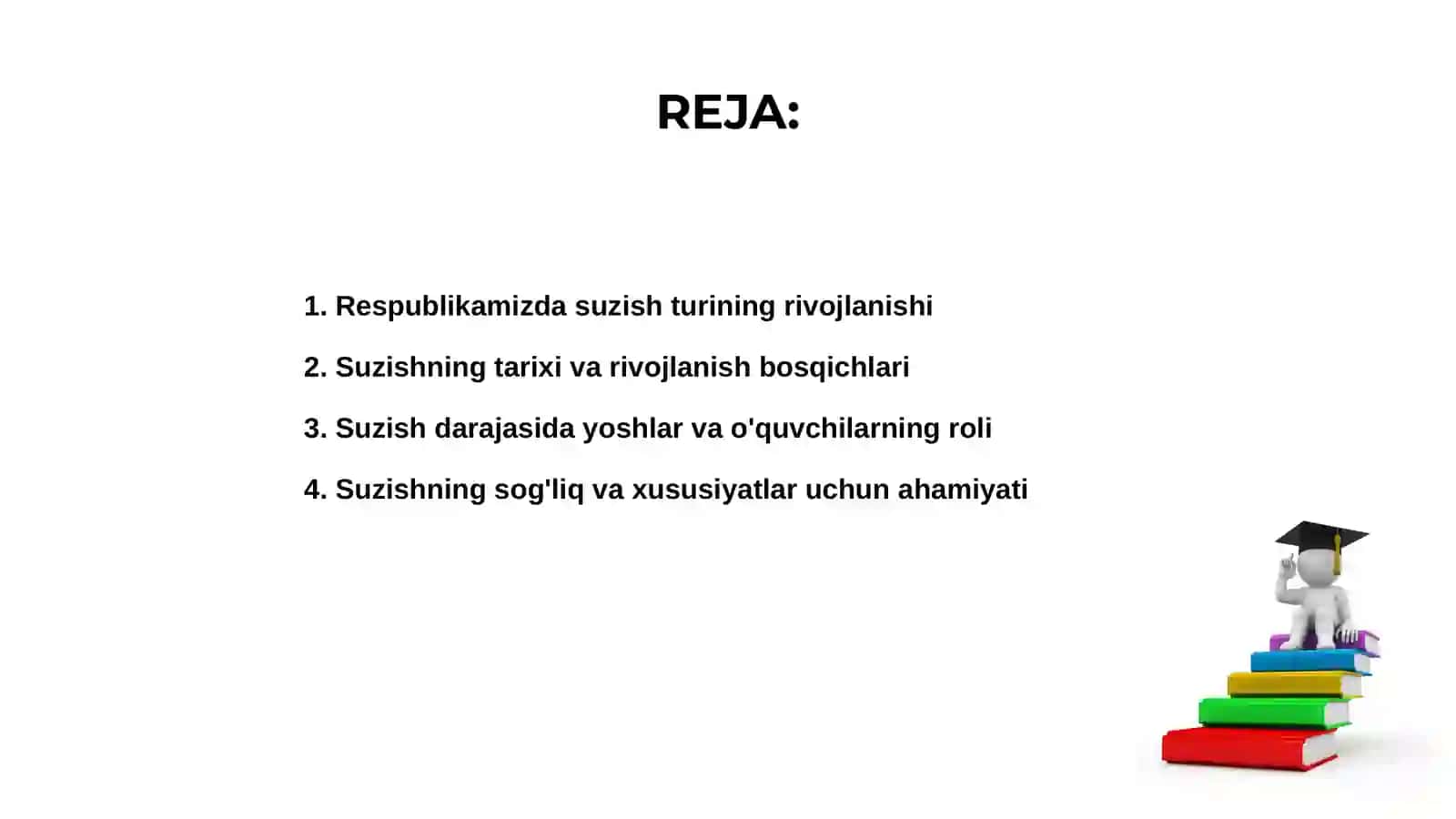 Suzish turining rivojlanishi tarixi 2
