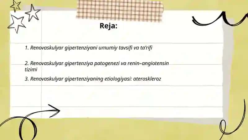 Renovaskulyar gipertenziya 2