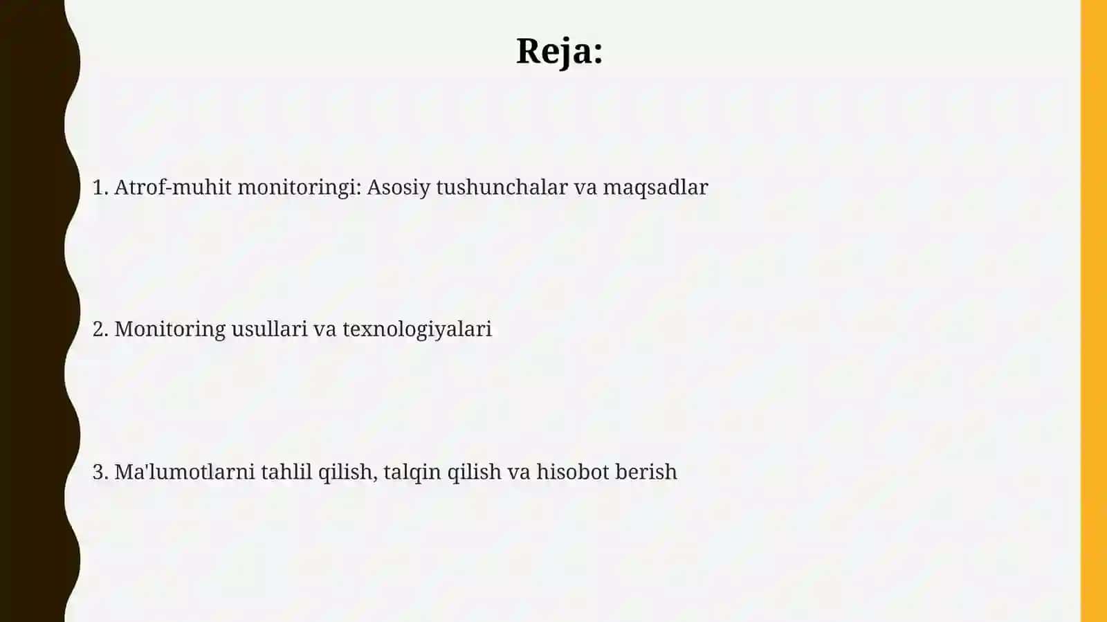 Atrof-muhit monitoringi 2