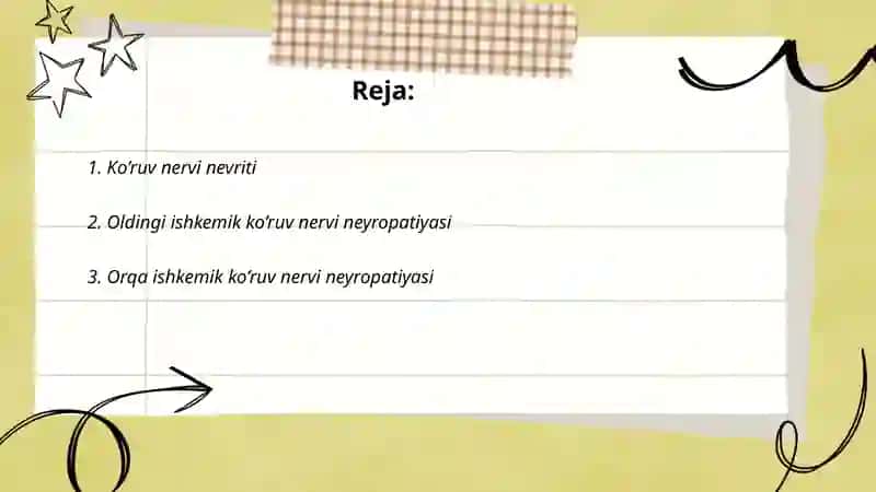 Ko’ruv nervi kasalliklari 2