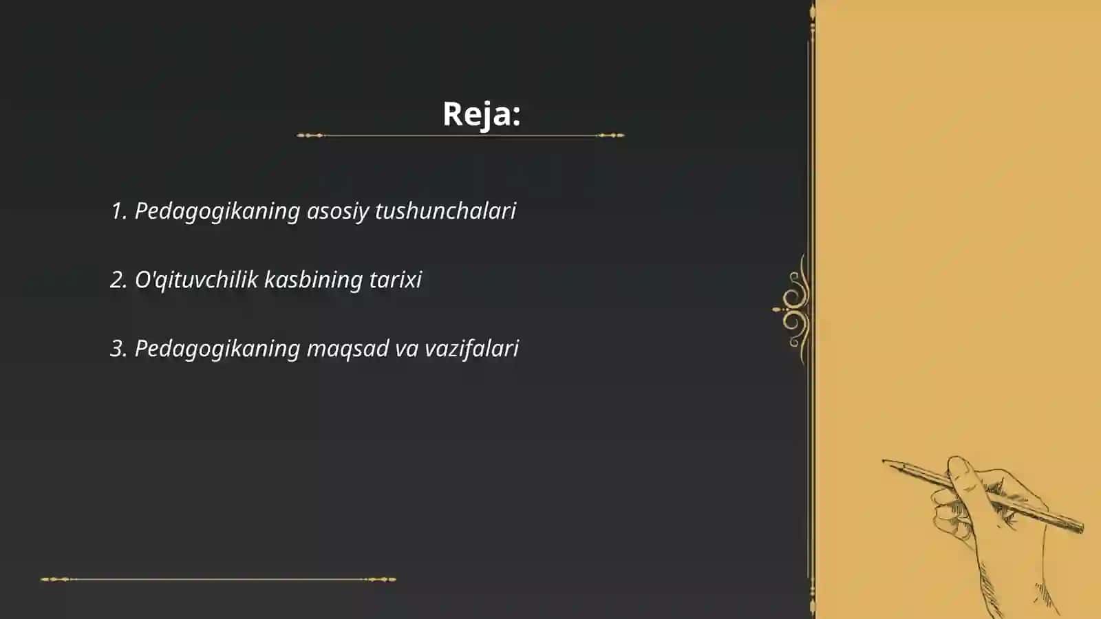 Pedagog kasbining mohiyati 2