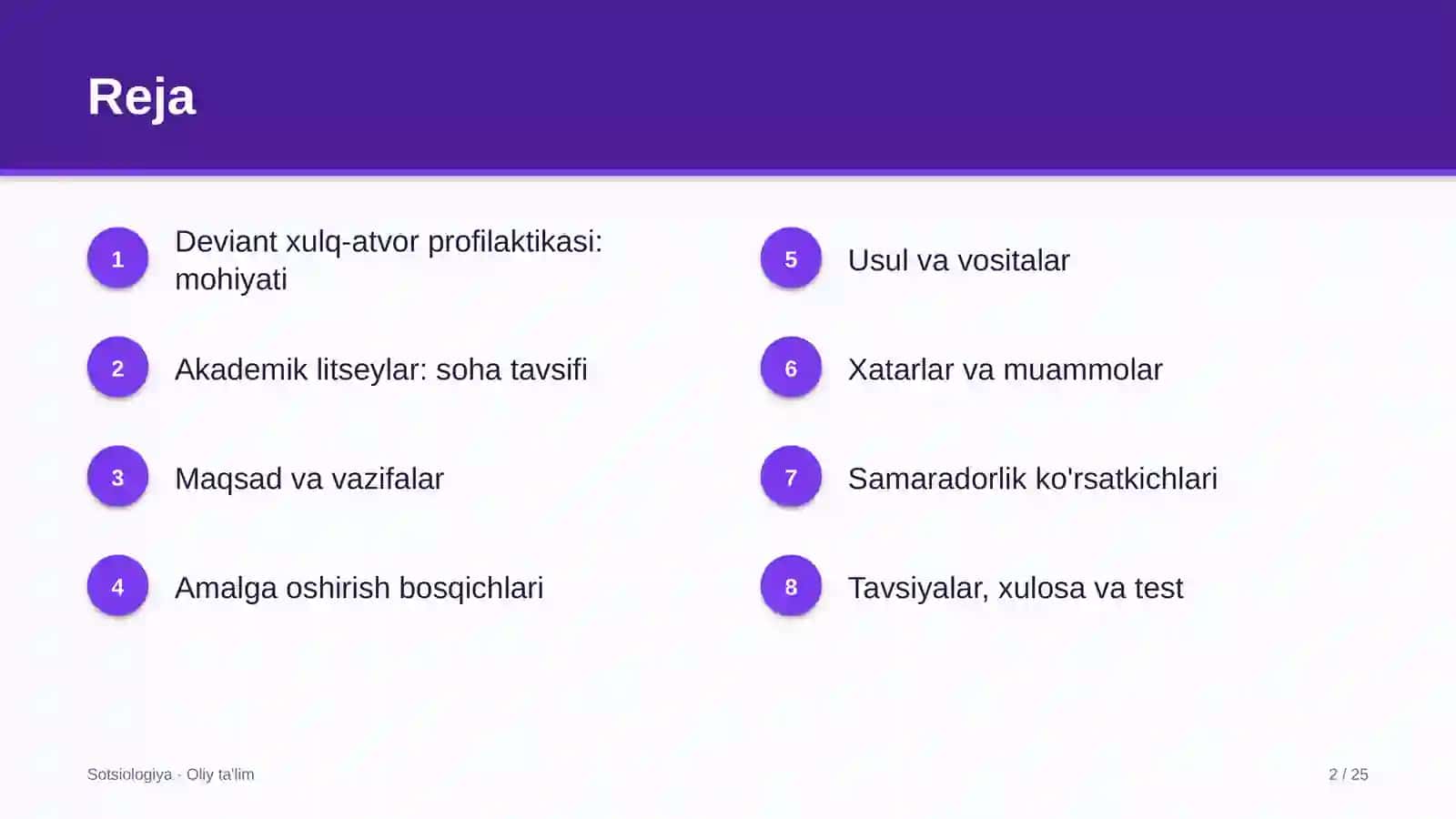 Akademik litseylarda deviant xulq-atvor profilaktikasi 2