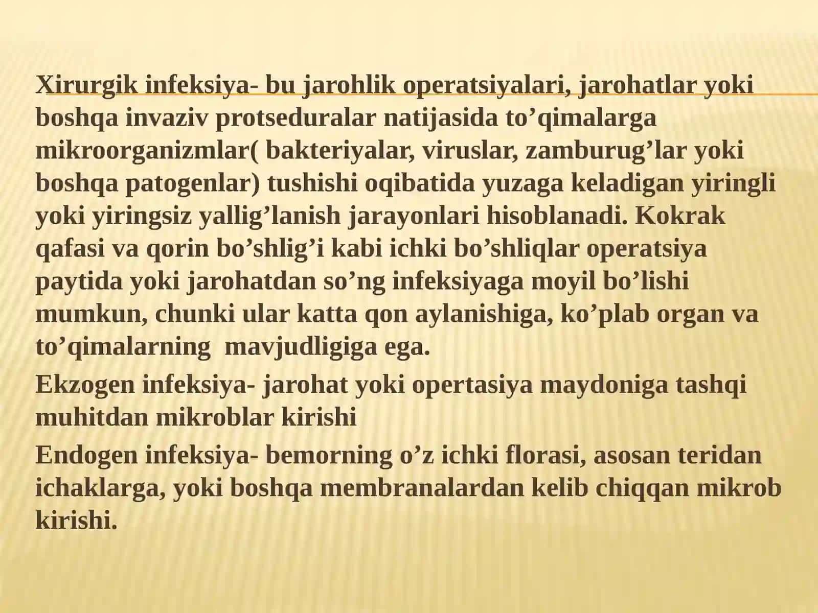 Xirurgik infeksiyasi 2