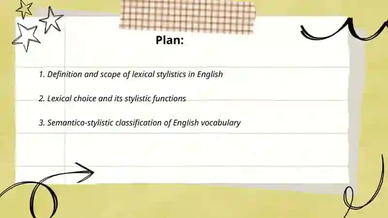 Lexical stylistics 2
