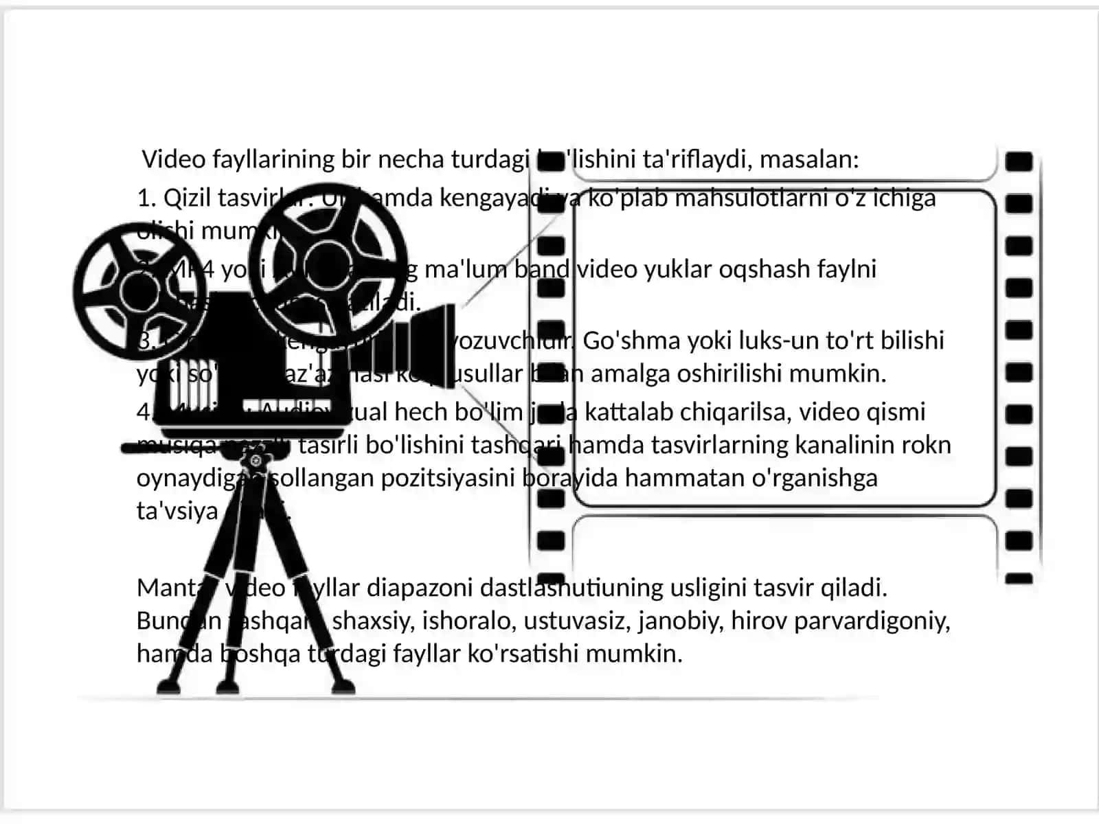 Videofayllar haqida 2