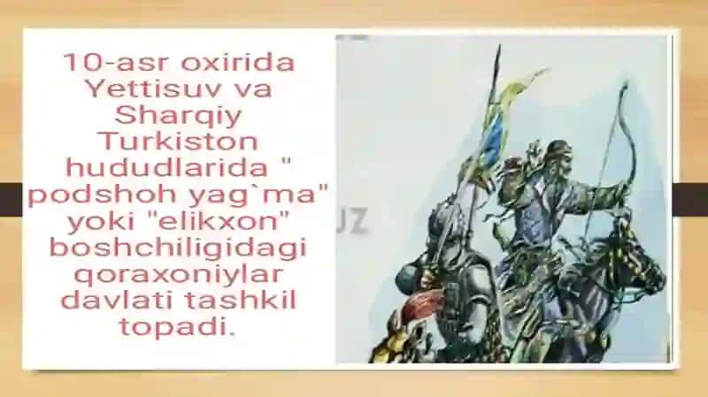 Qoraxoniylar Hukumronligi Davri 2