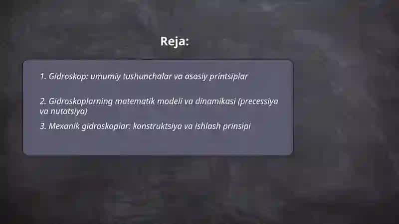 Gidroskoplar 2