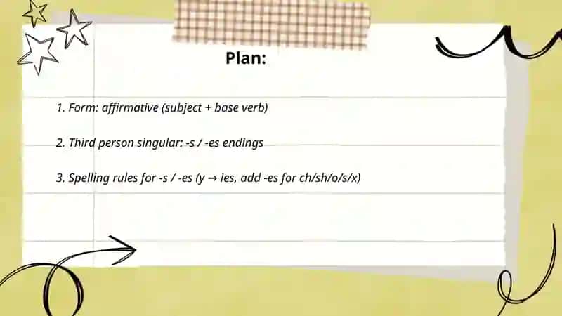 Present Simple 2