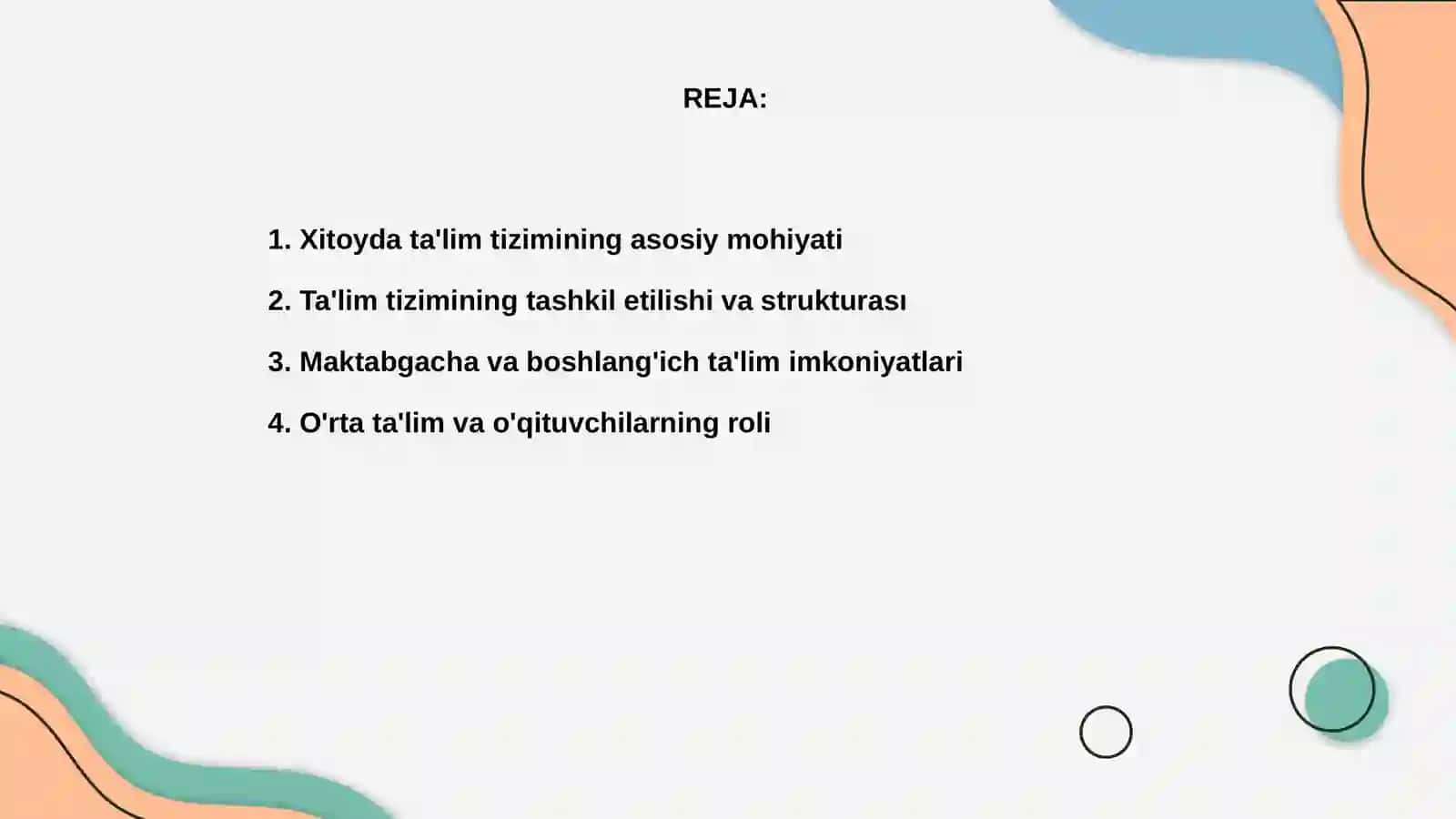 Xitoy davlati ta'lim tizimi 2