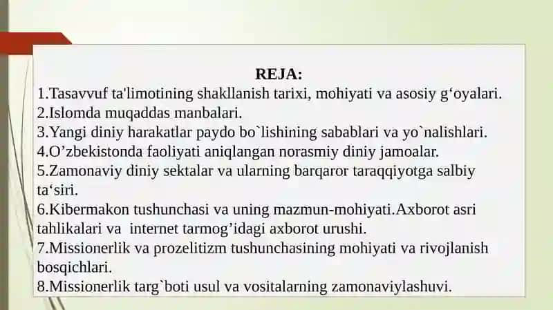 Tasavvuf Taʼlimotining Sharq Madaniyati 2