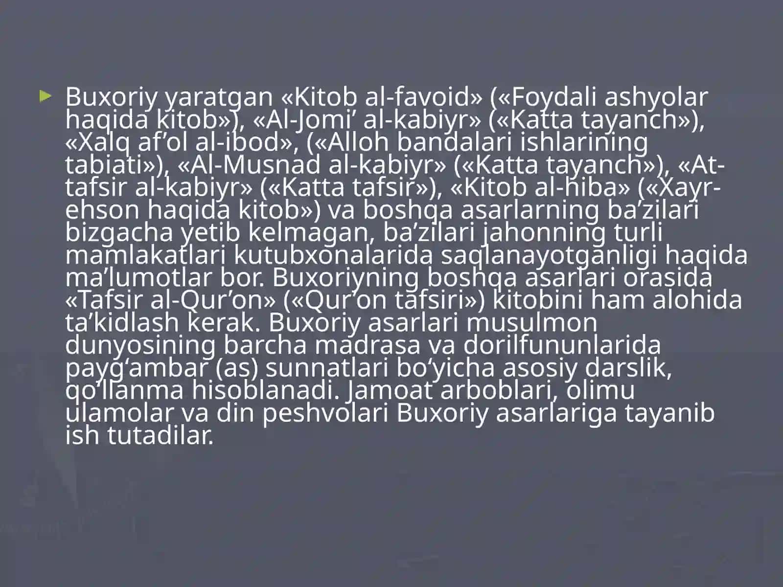 Imom Ismoil al-Buxoriy 2