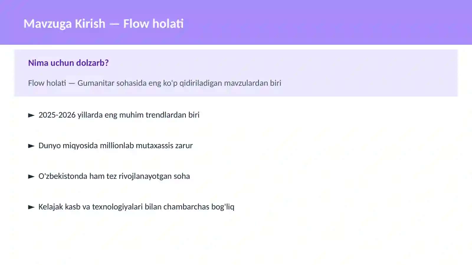 Flow holati 2