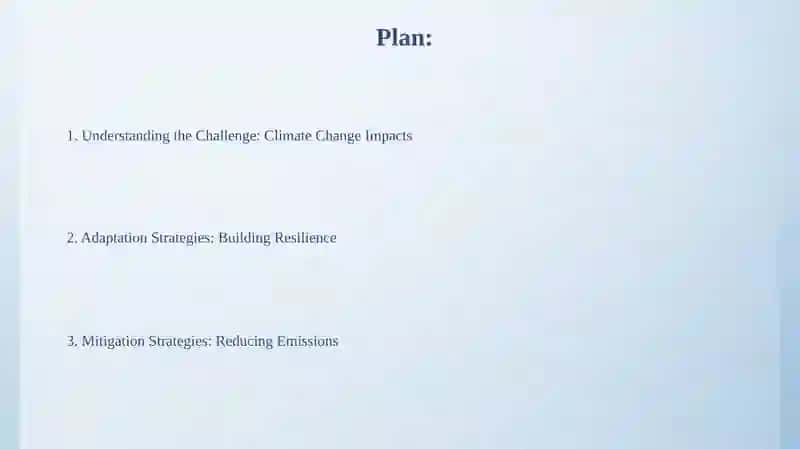 Climate change: Adaptation vs. Mitigation strategies 2