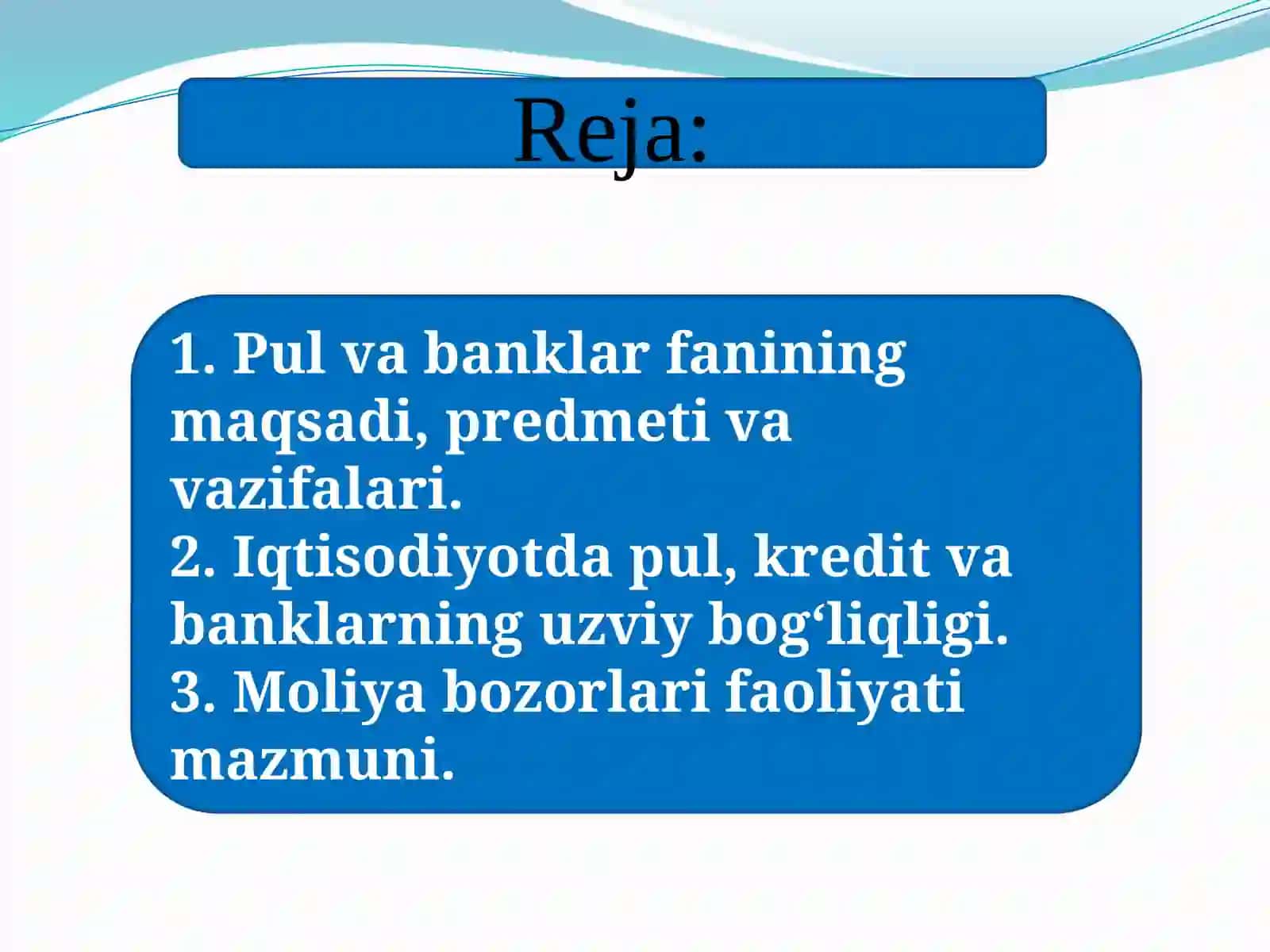 Pul va banklar 2