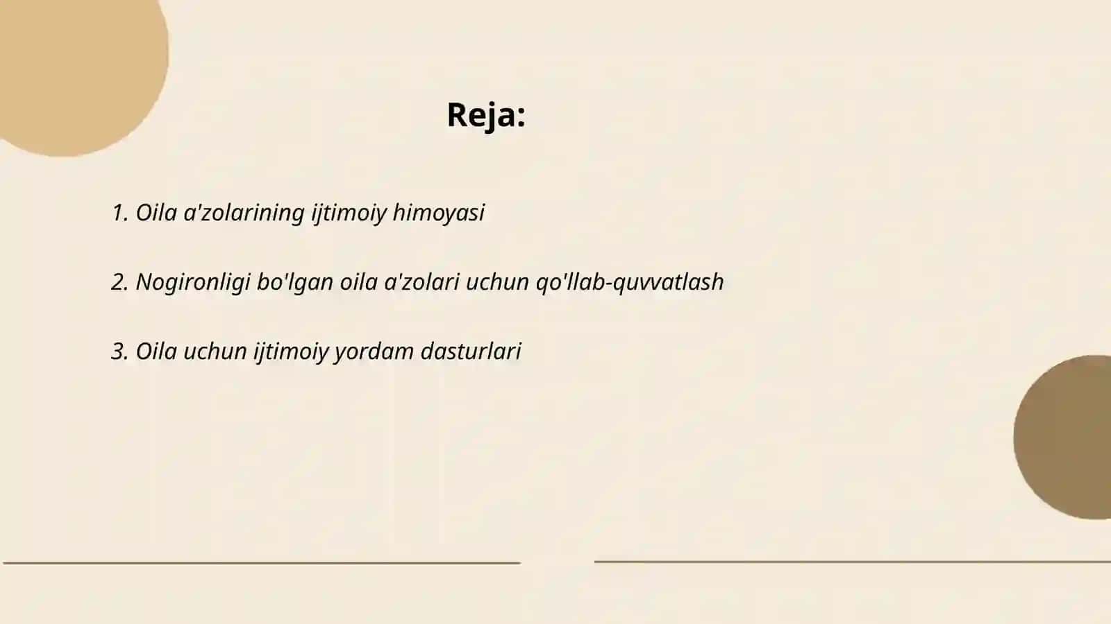Oilada ijtimoiy himoya 2