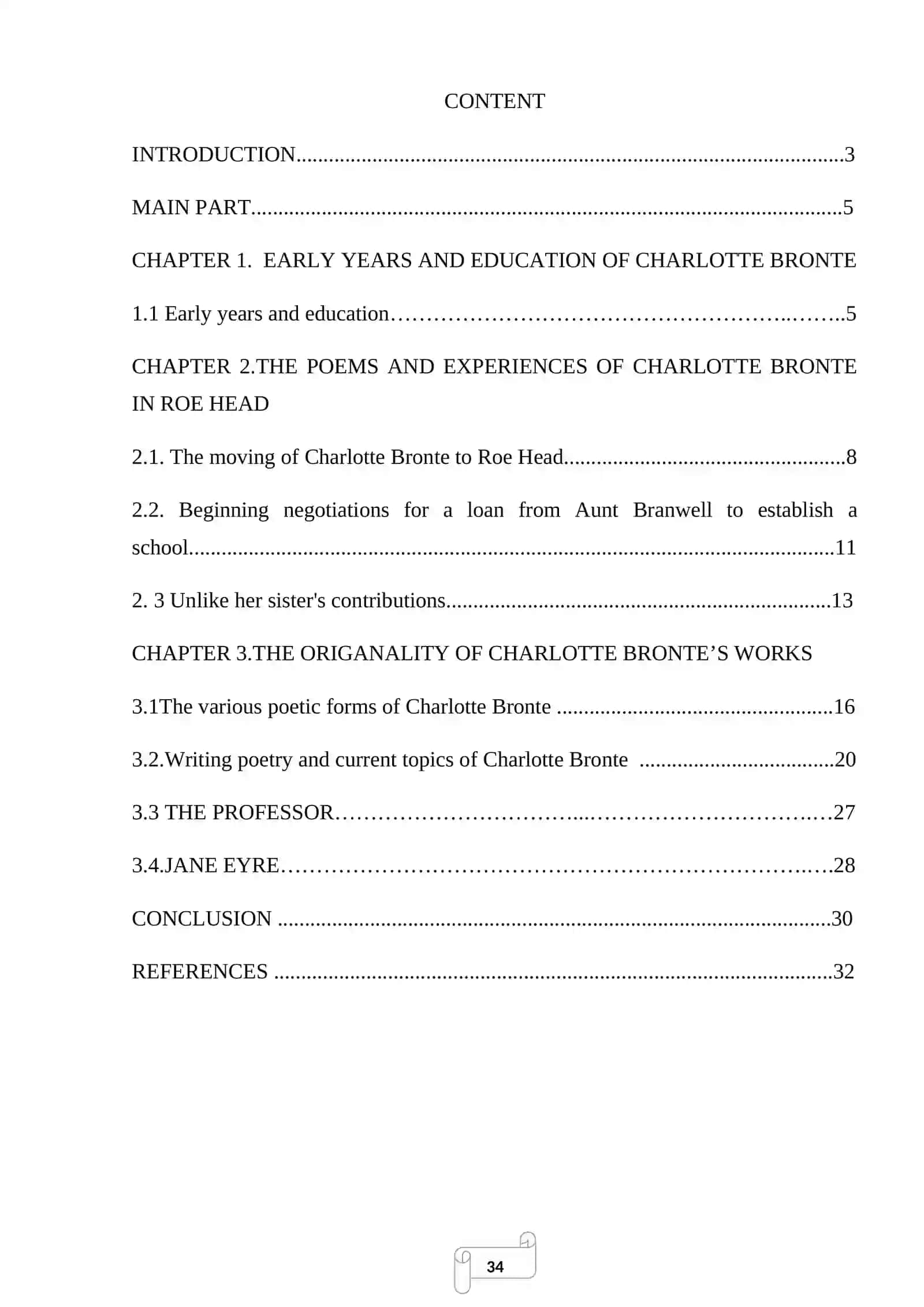 Theme: Brontё’s poems after her return to Roe Head 2