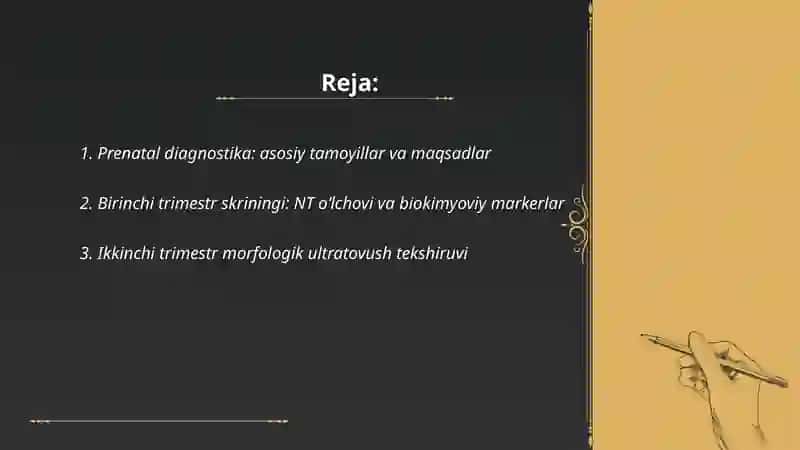 Prenatal diagnostika 2