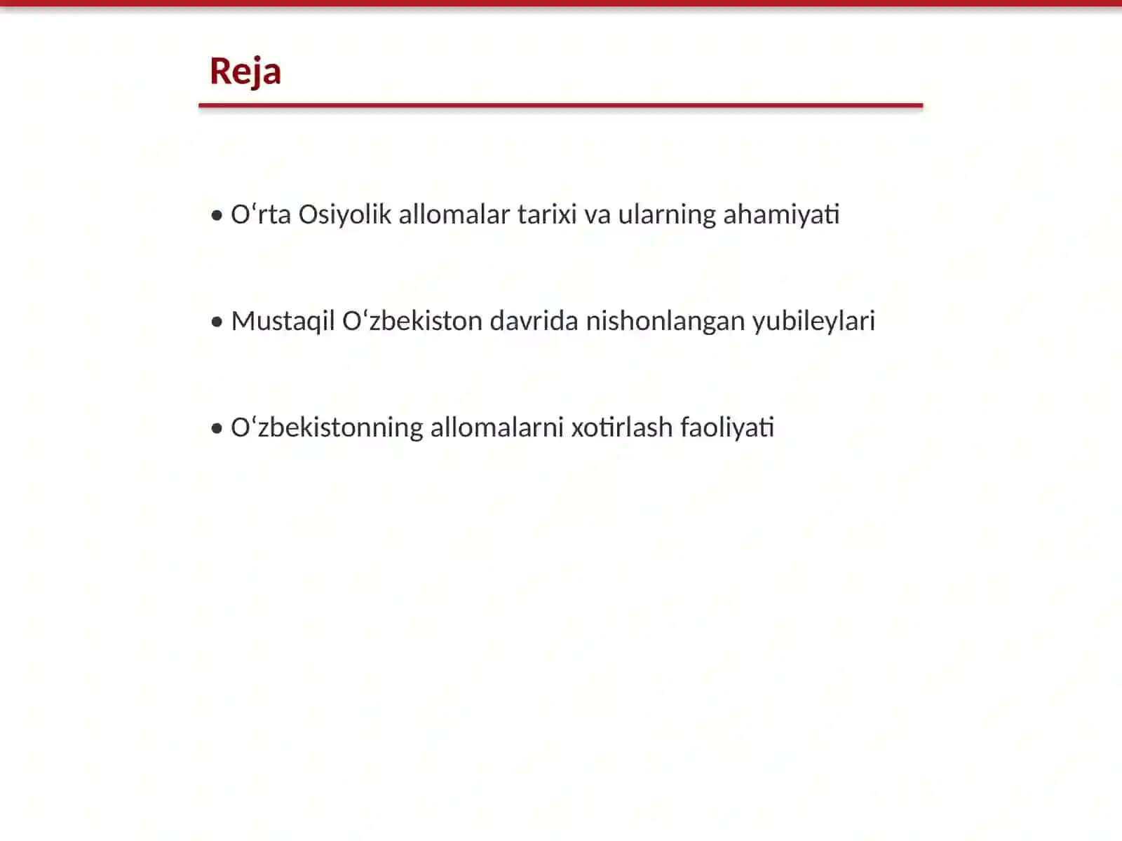 Oʻrta Osiyolik allomalar tarixi 2