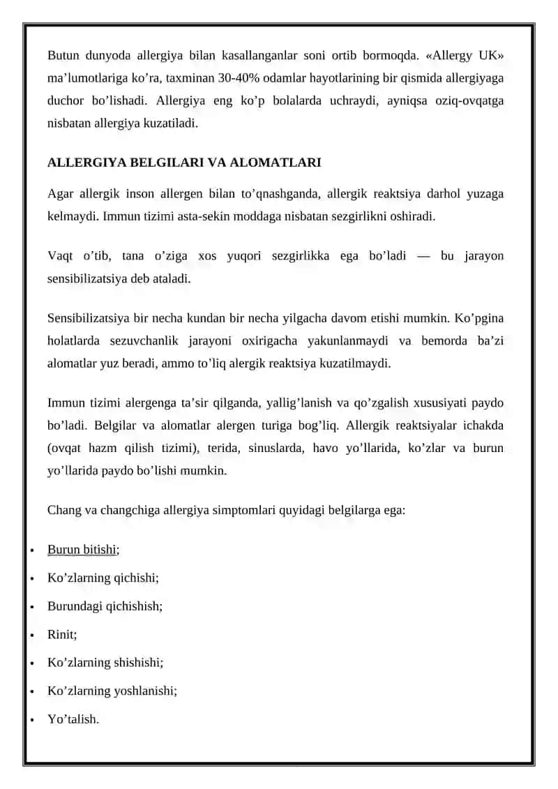 Allergologik sinamalar 2